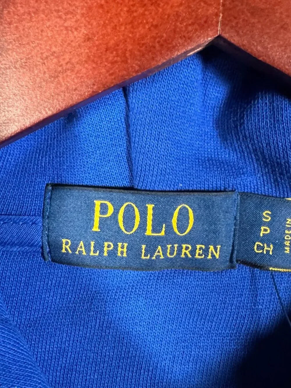 Polo Ralph Lauren Hoodie Mens S Blue Polo Bear Fleece Full Zip Sweatshirt $228